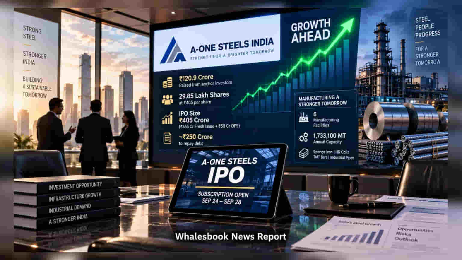 A-One Steels India IPO: Anchor Investors Bet Rs 121 Crore