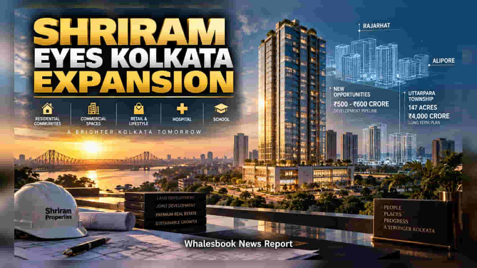 Shriram Properties: கொல்கத்தாவில் அதிரடி விரிவாக்கம்! 20 ஆண்டுகால பிரச்சனை முடிவுக்கு வந்ததால் முதலீட்டாளர்கள் உற்சாகம்