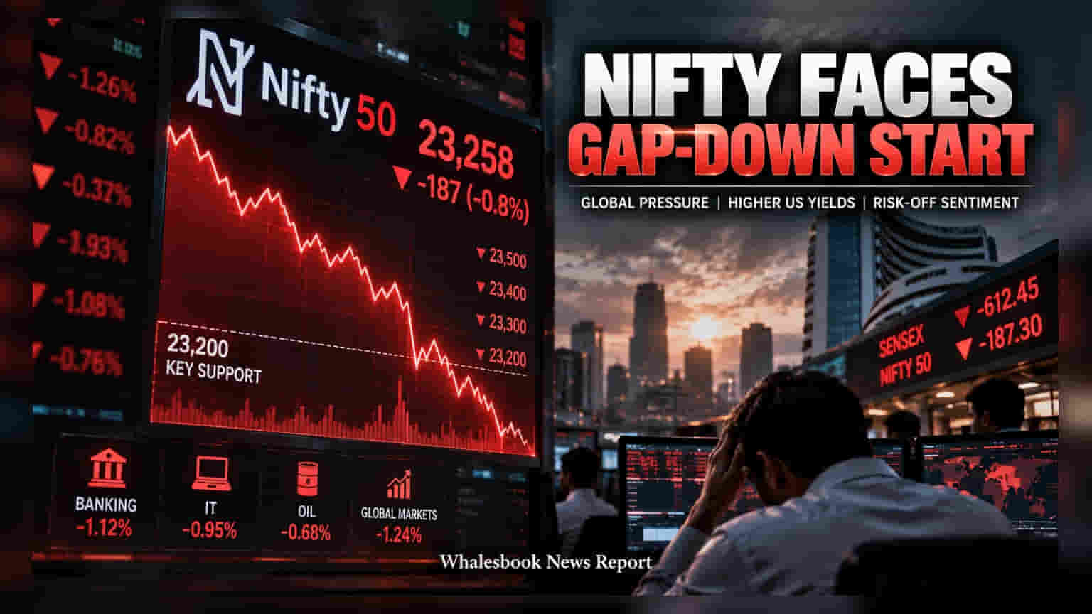 Indian Indices: ਅੱਜ ਬਾਜ਼ਾਰ ਵਿੱਚ ਸੁਸਤੀ ਦੇ ਆਸਾਰ, GIFT Nifty ਵਿੱਚ **187** ਅੰਕਾਂ ਦੀ ਗਿਰਾਵਟ