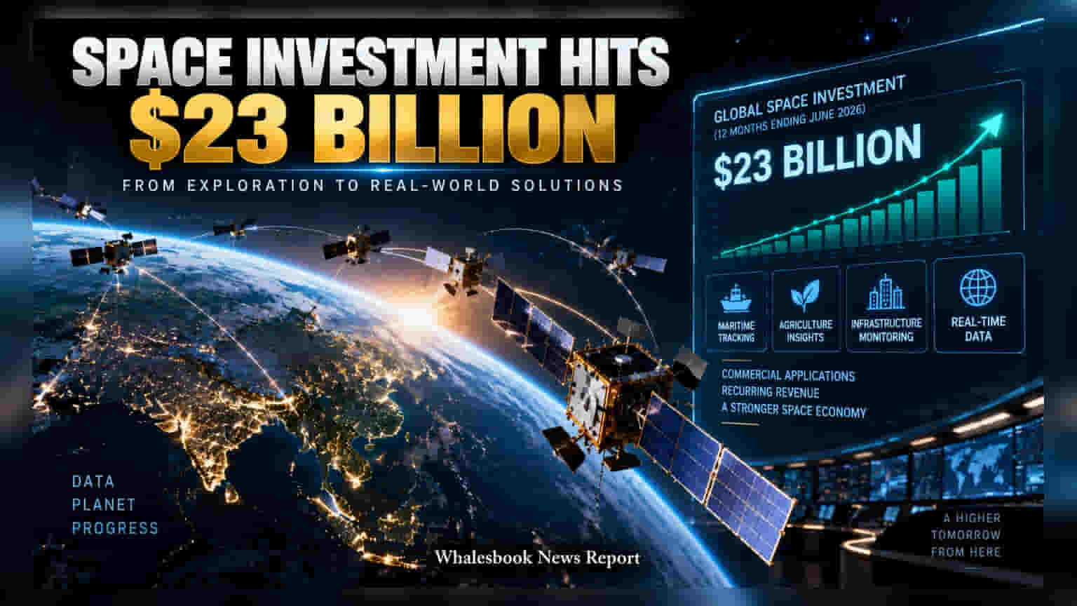 Space Tech Funding: ગ્લોબલ સ્પેસ સેક્ટરમાં **$23 બિલિયન**નું રોકાણ, હવે નફા તરફ કંપનીઓની દોટ