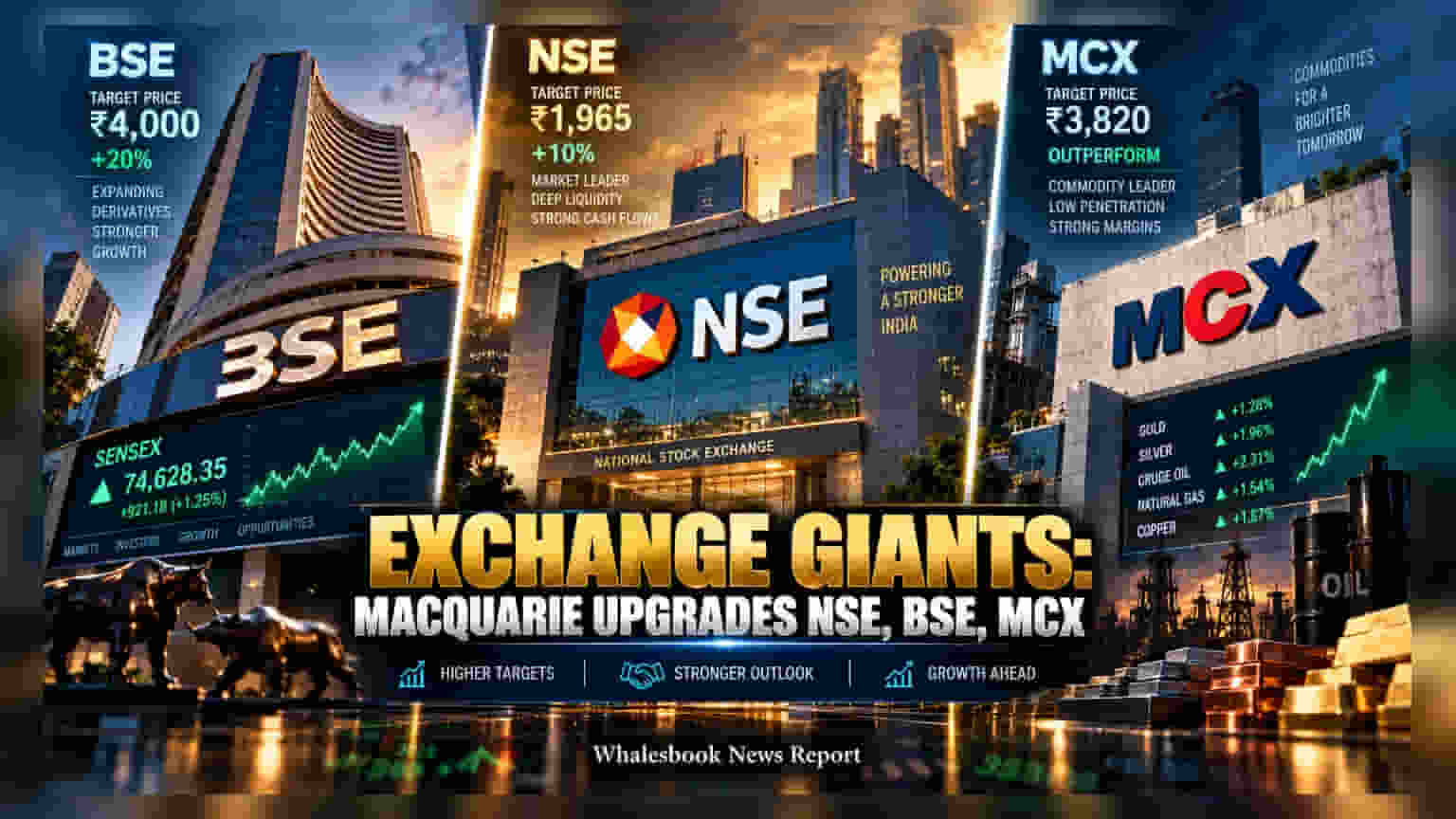 Exchange Stocks: Macquarie ची NSE, BSE आणि MCX वर मोठी बाजी; दिले जबरदस्त टार्गेट्स