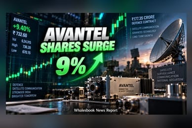 Avantel Shares Jump 9% on ₹177 Crore Order Win