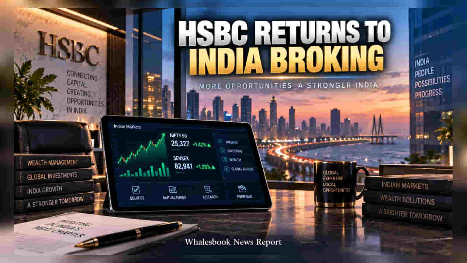 HSBC Returns to India Stock Broking After 13-Year Break