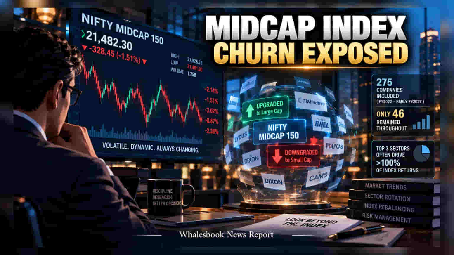 Nifty Midcap 150 Index: ਬਾਰ-ਬਾਰ ਬਦਲਦੀਆਂ ਕੰਪਨੀਆਂ, ਕੀ ਲੰਬੇ ਸਮੇਂ ਦੇ ਨਿਵੇਸ਼ ਲਈ ਇਹ ਇੰਡੈਕਸ ਸੁਰੱਖਿਅਤ ਹੈ?