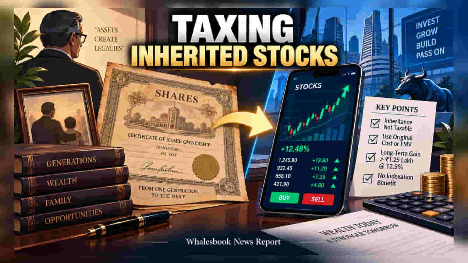 Inherited Shares: વારસામાં મળેલા શેર વેચતી વખતે કેટલો ટેક્સ ભરવો પડશે? જાણો નવા નિયમો