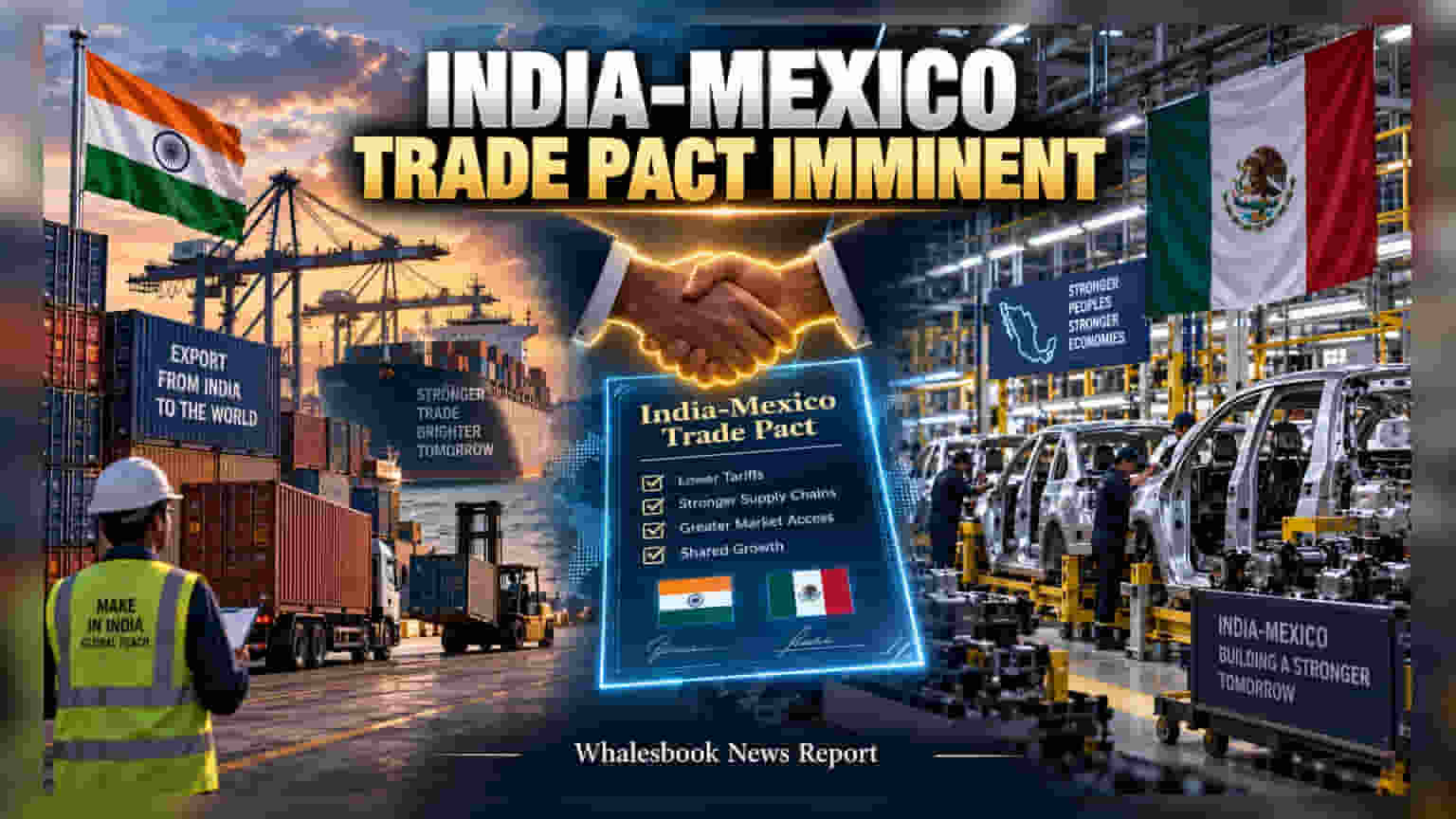 India, Mexico to Sign Trade Pact Terms in October