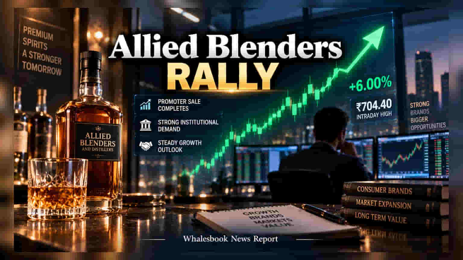 Allied Blenders Shares Rise 6% After Promoter Stake Sale