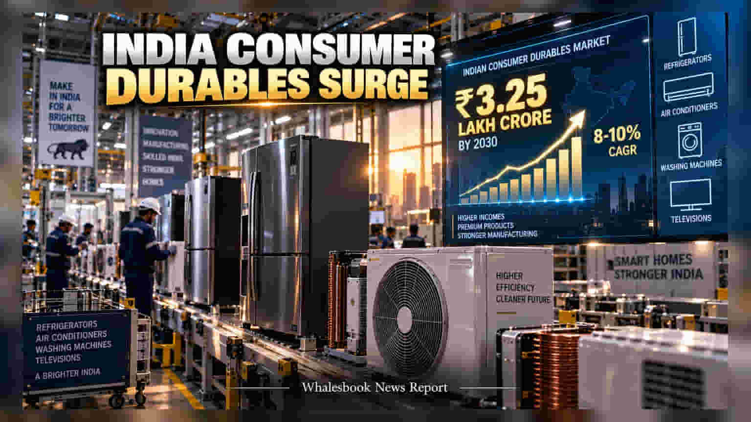 Consumer Durables Sector: ૨૦૩૦ સુધીમાં ₹૩.૨૫ લાખ કરોડનું માર્કેટ, રોકાણકારો માટે મોટી તક