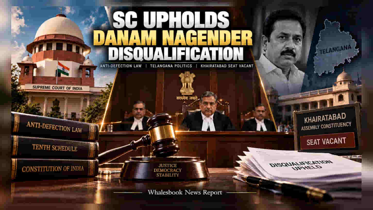 Supreme Court Confirms Disqualification of MLA Danam Nagender
