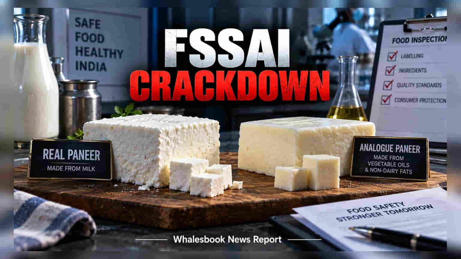FSSAI चा मोठा निर्णय: 'Analogue Paneer' वर बंदी; दुग्धजन्य उत्पादनांच्या नियमात कडक बदल