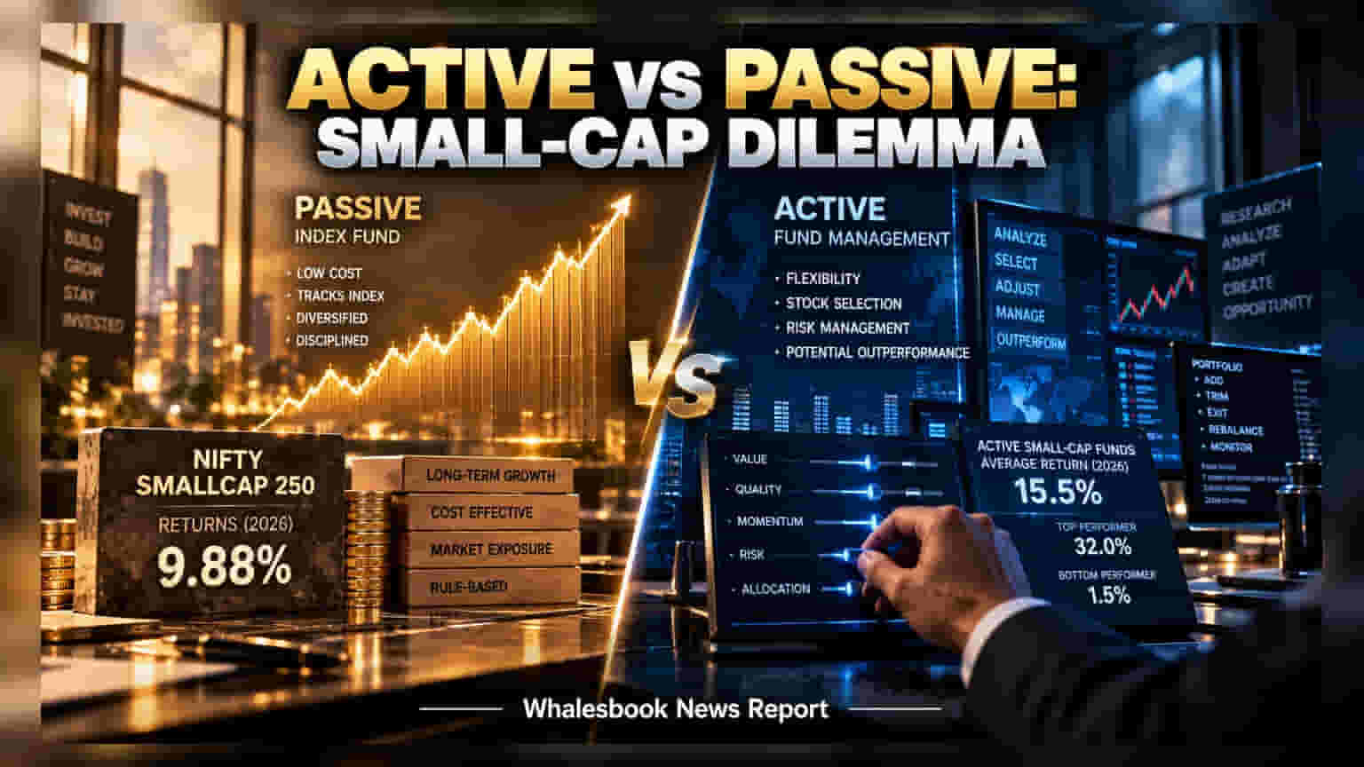Small-Cap Funds: 2026 'ਚ ਐਕਟਿਵ ਫੰਡਾਂ ਦਾ ਦਬਦਬਾ, ਇੰਡੈਕਸ ਨੂੰ ਦਿੱਤੀ ਮਾਤ