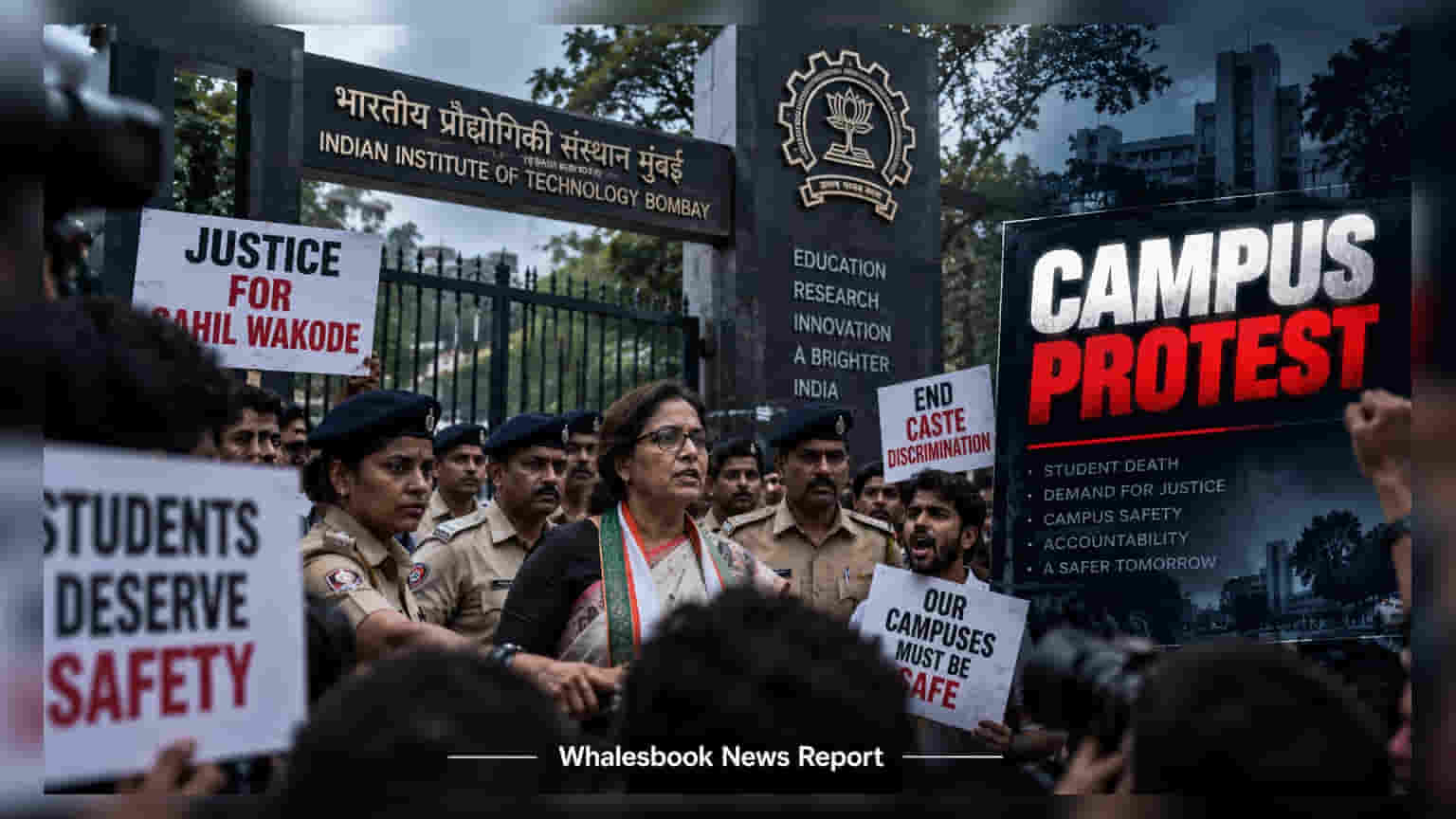 IIT Bombay Protest: Congress MP Varsha Gaikwad ਨੂੰ ਪੁਲਿਸ ਨੇ ਲਿਆ ਹਿਰਾਸਤ ਵਿੱਚ