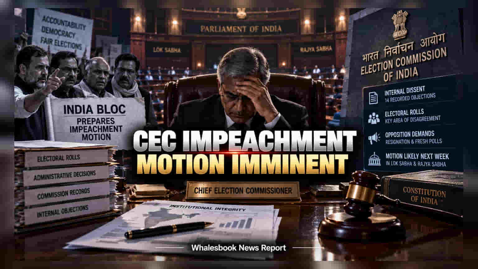 INDIA Bloc Plans Impeachment Motion Against CEC Gyanesh Kumar