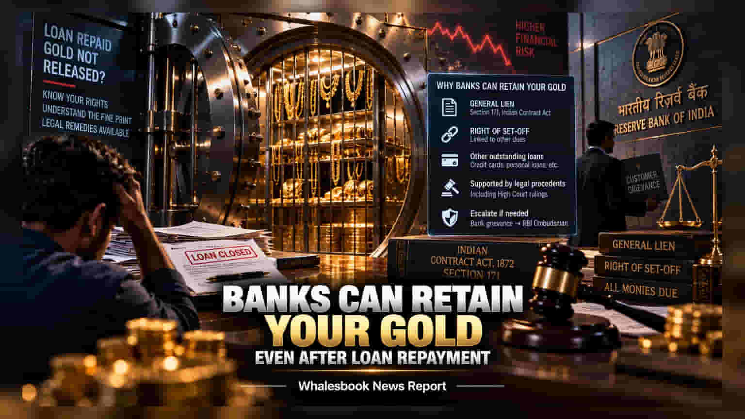 Gold Loan: ਕਰਜ਼ਾ ਚੁਕਾਉਣ ਤੋਂ ਬਾਅਦ ਵੀ ਨਹੀਂ ਮਿਲਿਆ ਸੋਨਾ? ਜਾਣੋ ਬੈਂਕਾਂ ਦਾ ਇਹ ਲੁਕਿਆ ਹੋਇਆ ਪੇਚ