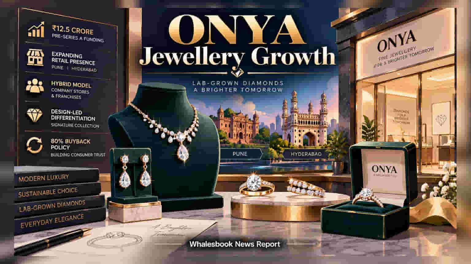 ONYA Secures ₹12.5 Crore To Expand Lab-Grown Jewellery Chain