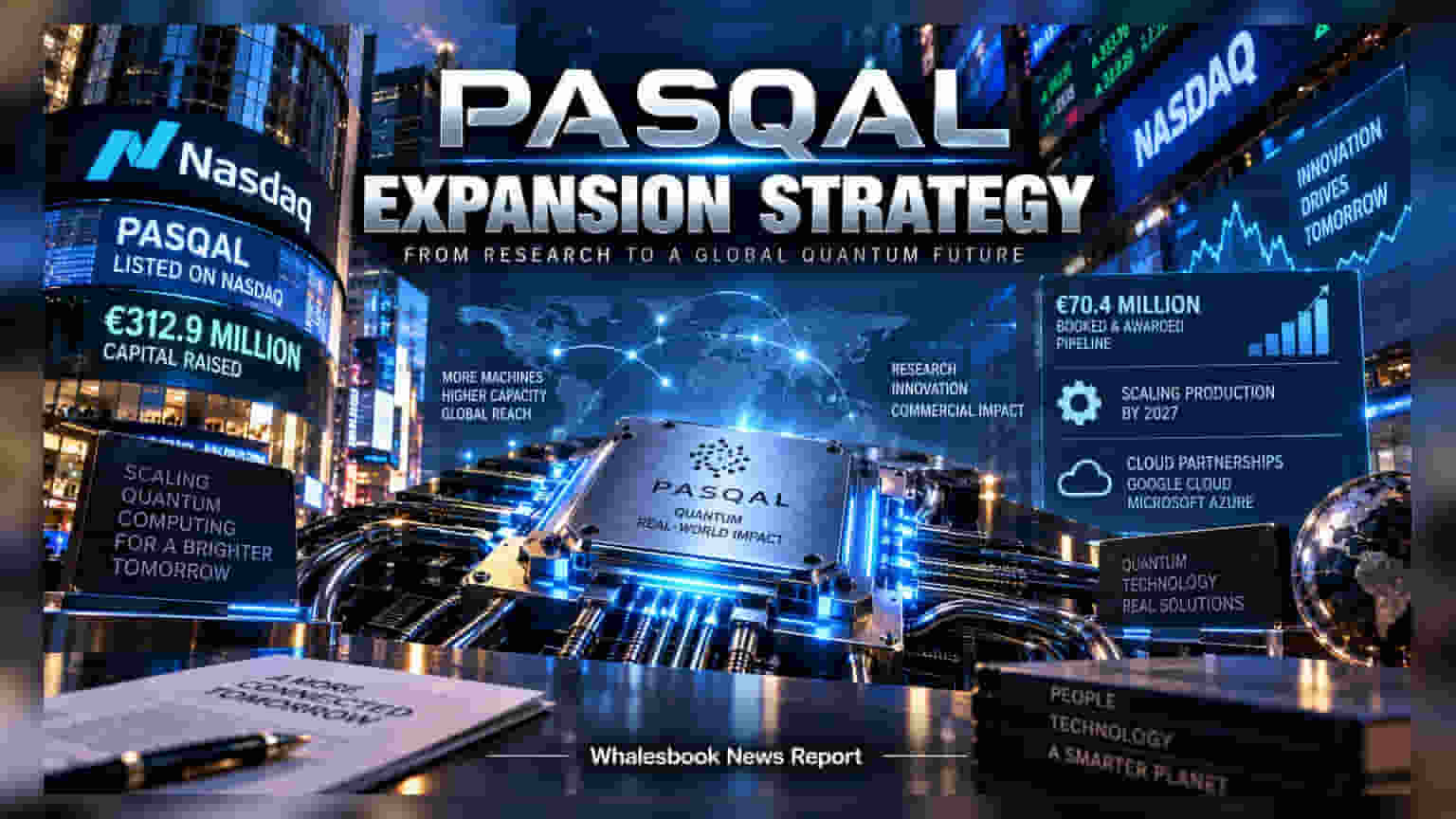 Pasqal Raises €312M in Nasdaq Debut to Scale Quantum Tech