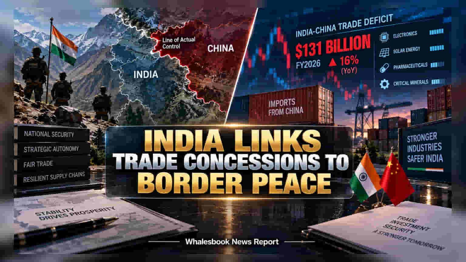 India-China Trade: બોર્ડર પર શાંતિ તો જ વેપાર, ભારતની મોટી રણનીતિ જાહેર