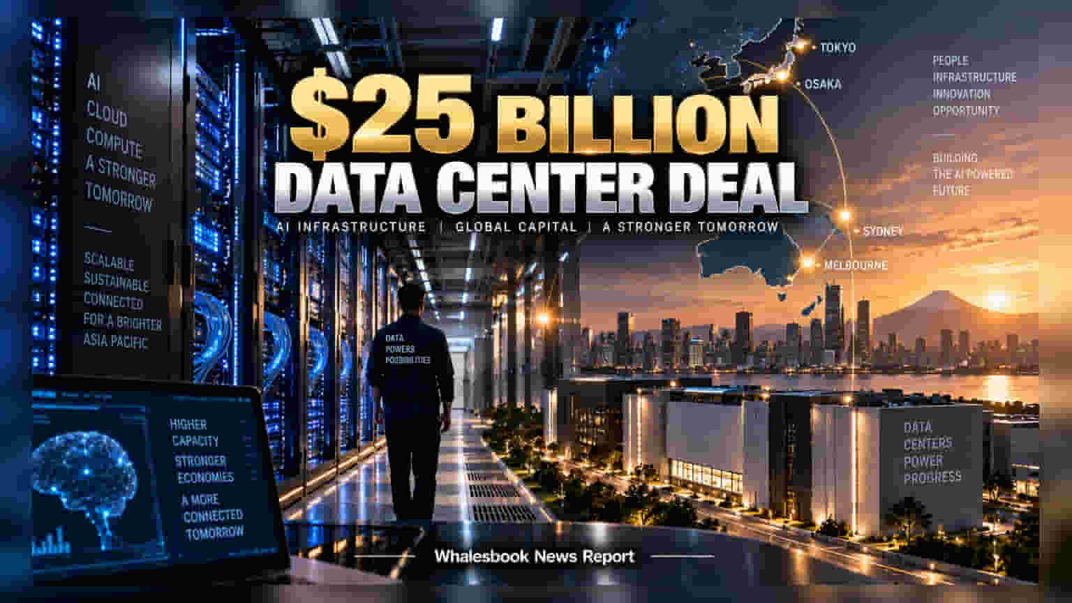 BlackRock-Led Group Eyes $25B Stack Asia Data Assets