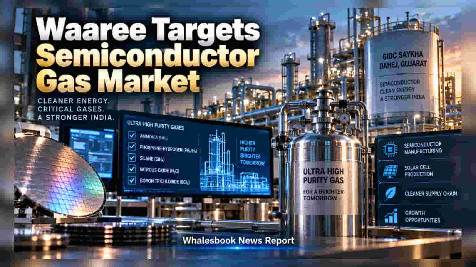 Waaree Enters Specialty Gas Market for Semi and Solar