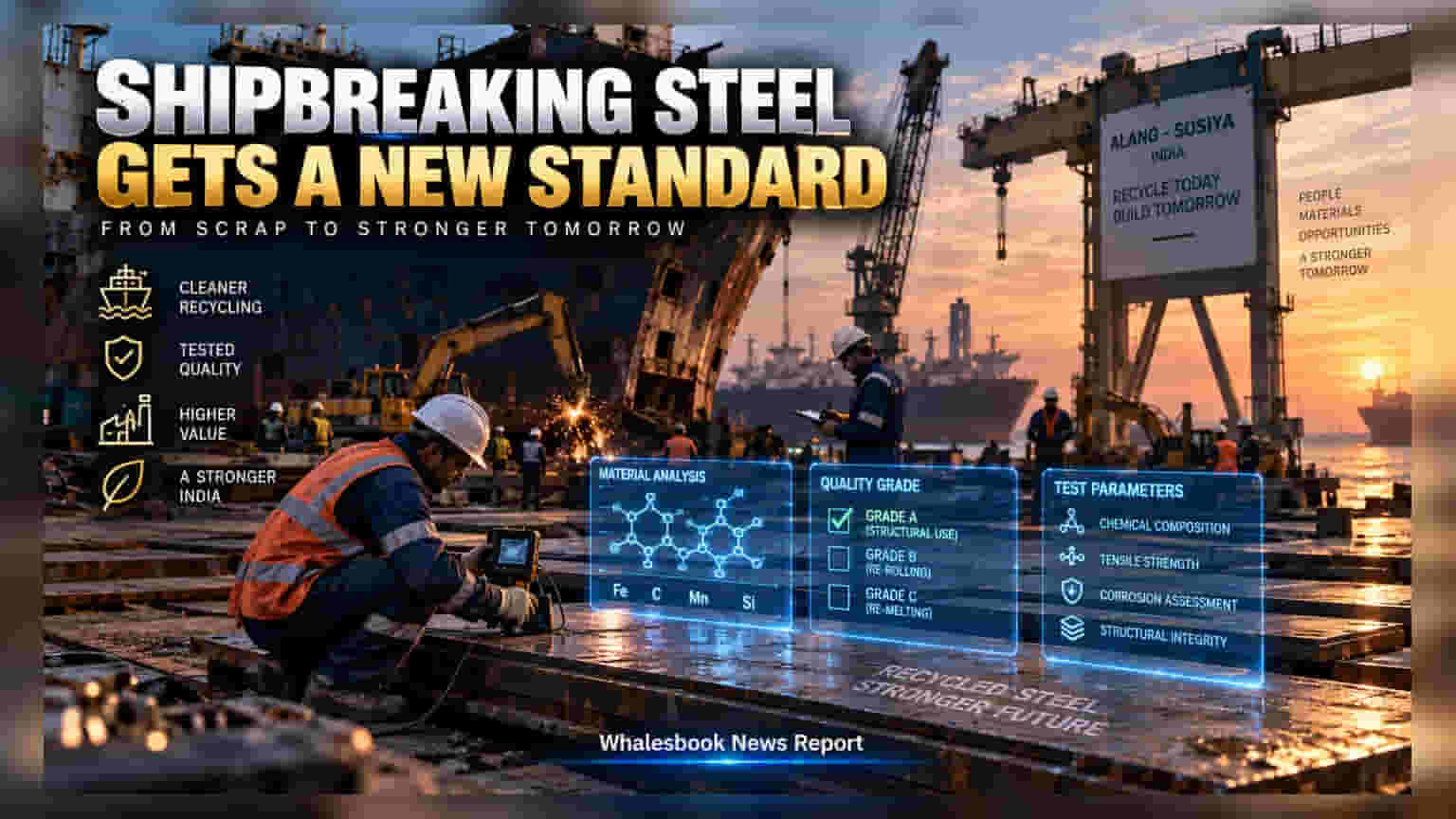 India Sets New Quality Standards for Recycled Ship Steel