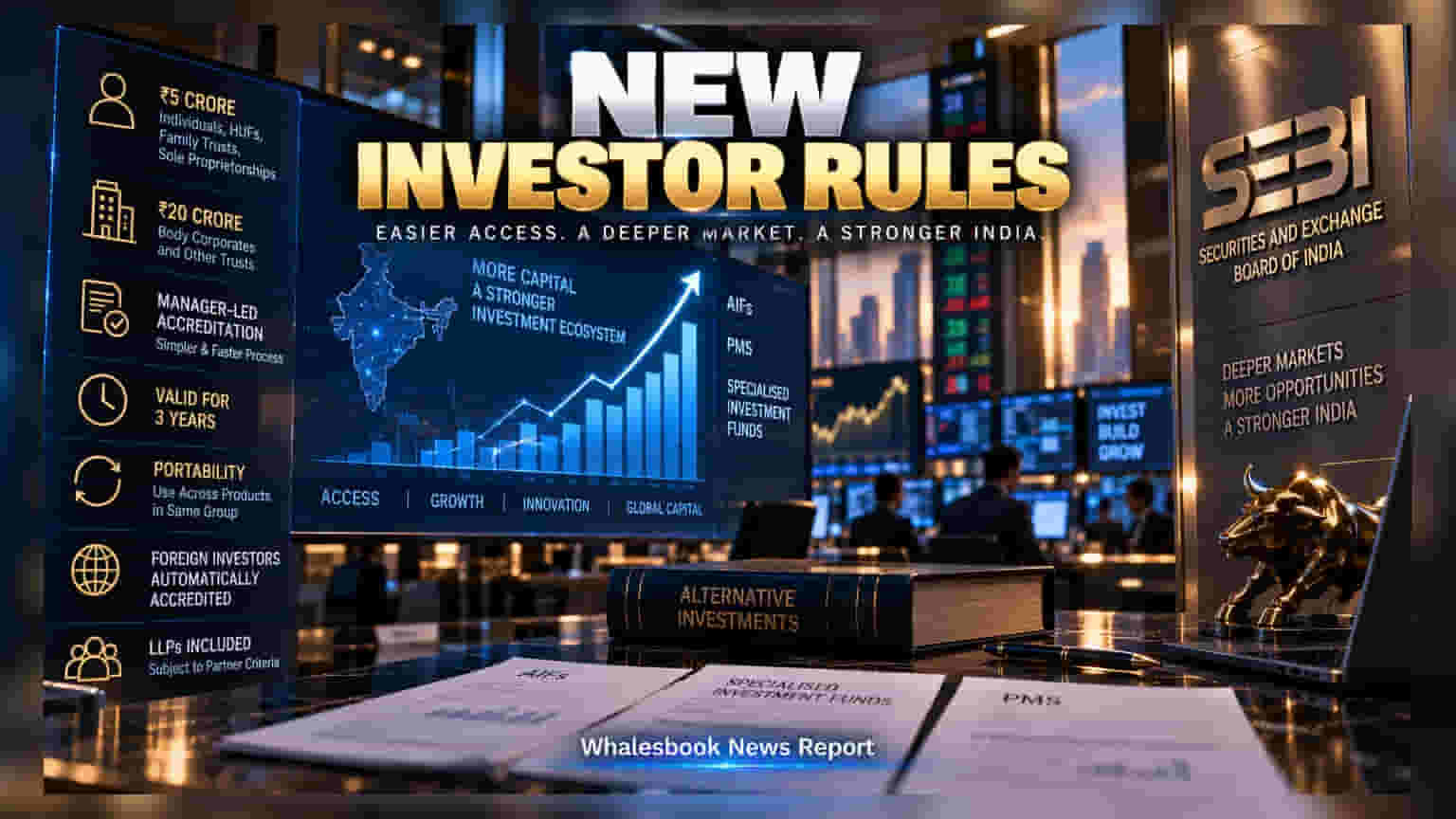 SEBI Sets Rs 5 Crore Asset Limit for Accredited Investors