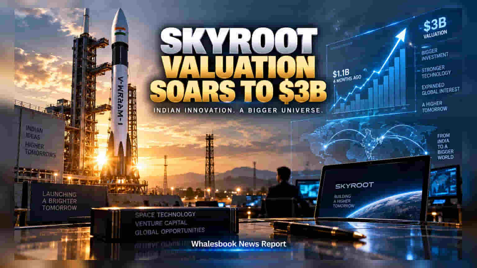 Skyroot Aerospace: अंतराळ संशोधनात मोठी झेप! ३ अब्ज डॉलर्सच्या व्हॅल्युएशनसाठी कंपनीची तयारी