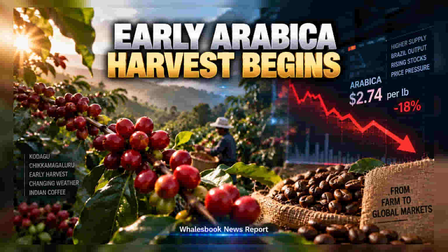 India's Arabica Harvest Starts Early Amid Global Price Dip