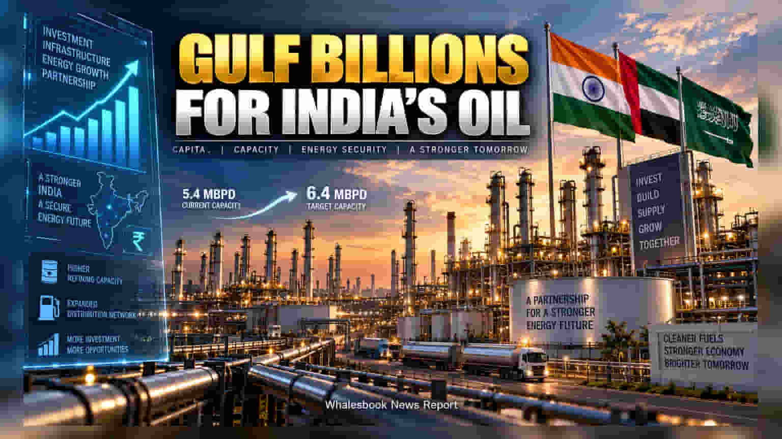India Eyes Gulf Funding for Refining, Offers Retail Access