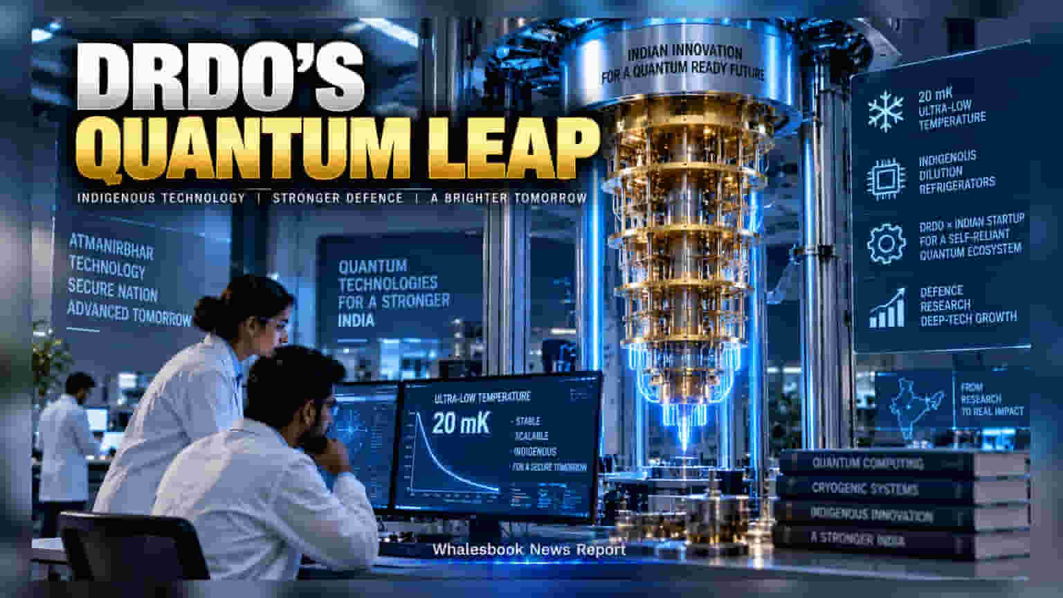 DRDO Partners With Zero mK India For Indigenous Quantum Gear