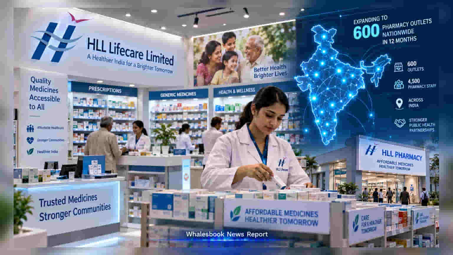 HLL Lifecare चे मोठे पाऊल! देशभरात होणार ६०० फार्मसींचे जाळे