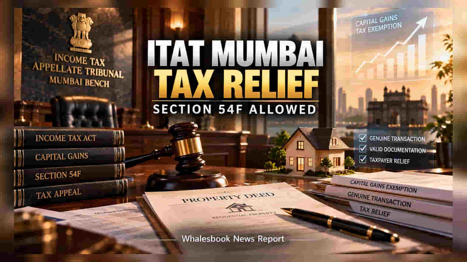 Mumbai ITAT: Spouse-to-Spouse Property Deal Eligible for Section 54F Tax Exemption