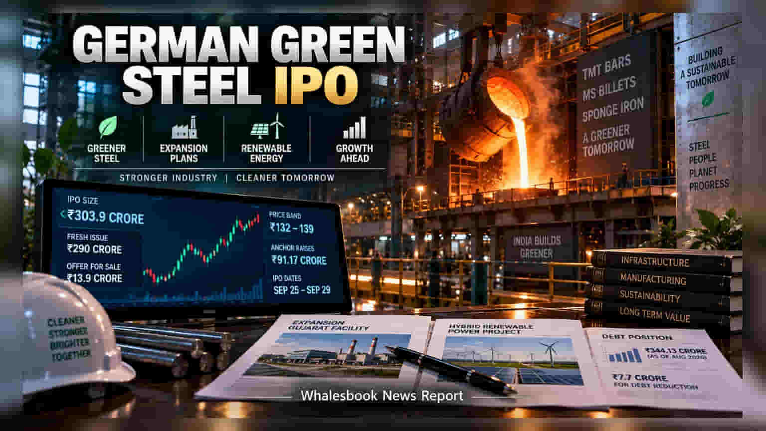 German Green Steel IPO: Rs 91 Crore Anchor Round Ahead of Rs 304 Cr Issue