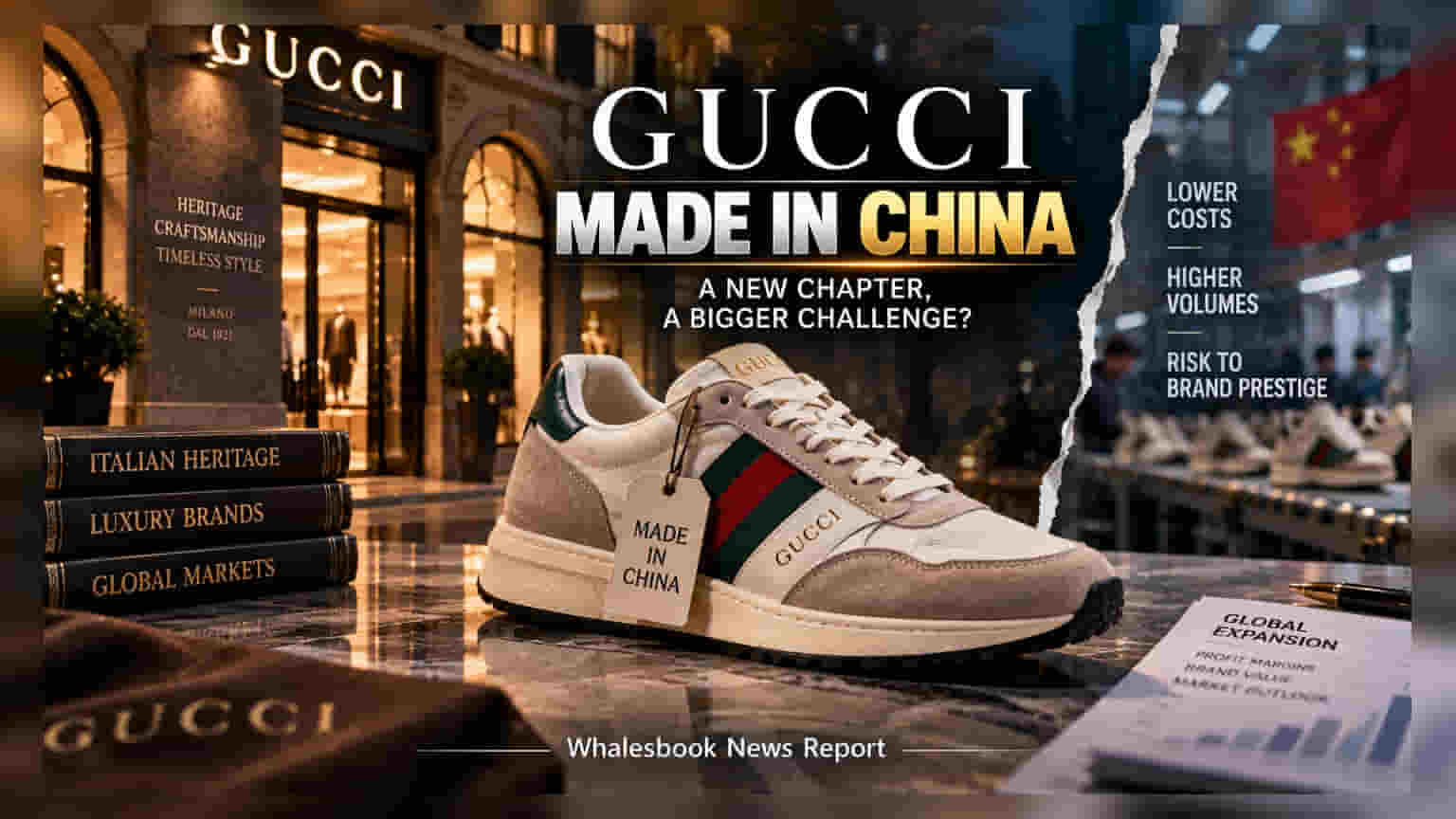 Gucci Moves Sneaker Production to China to Cut Costs