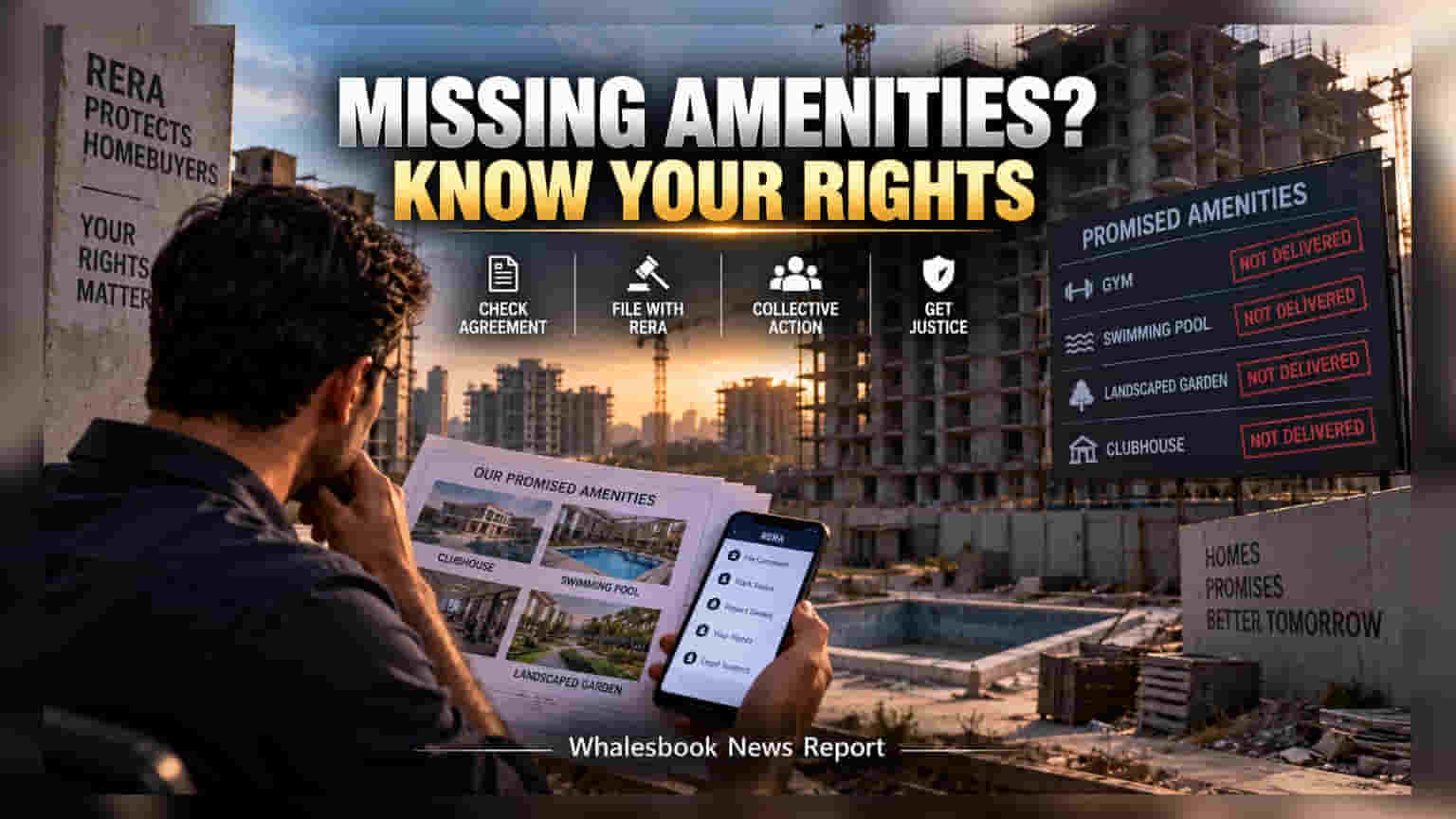 Homebuyers: RERA का सहारा लेकर कैसे वसूलें बिल्डर से अधूरी सुविधाएं