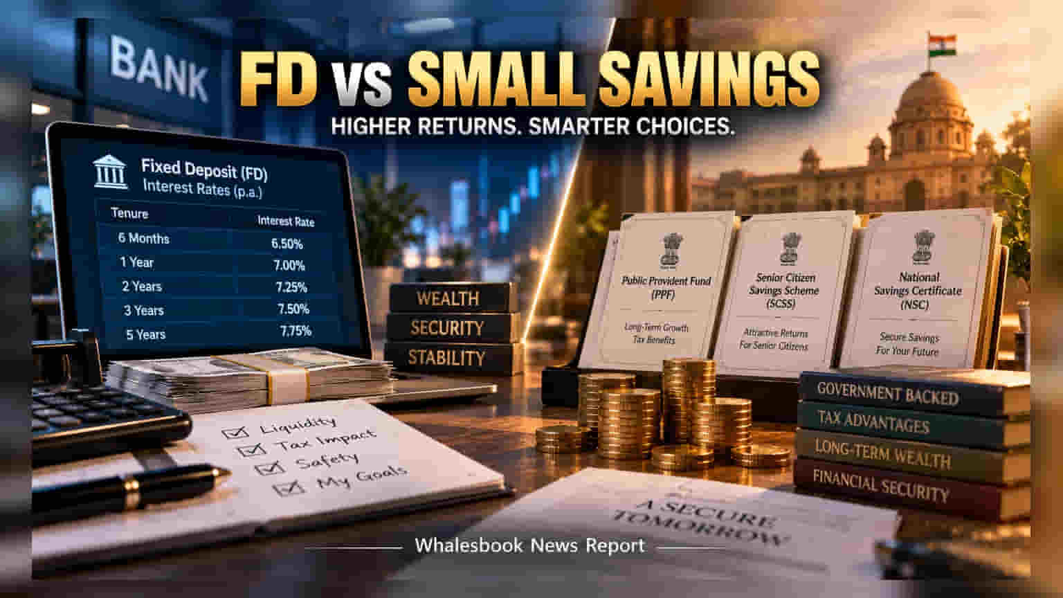 Fixed Income Strategy: बँकेची FD की सरकारी योजना? गुंतवणुकीचा निर्णय घेताना या गोष्टी तपासा