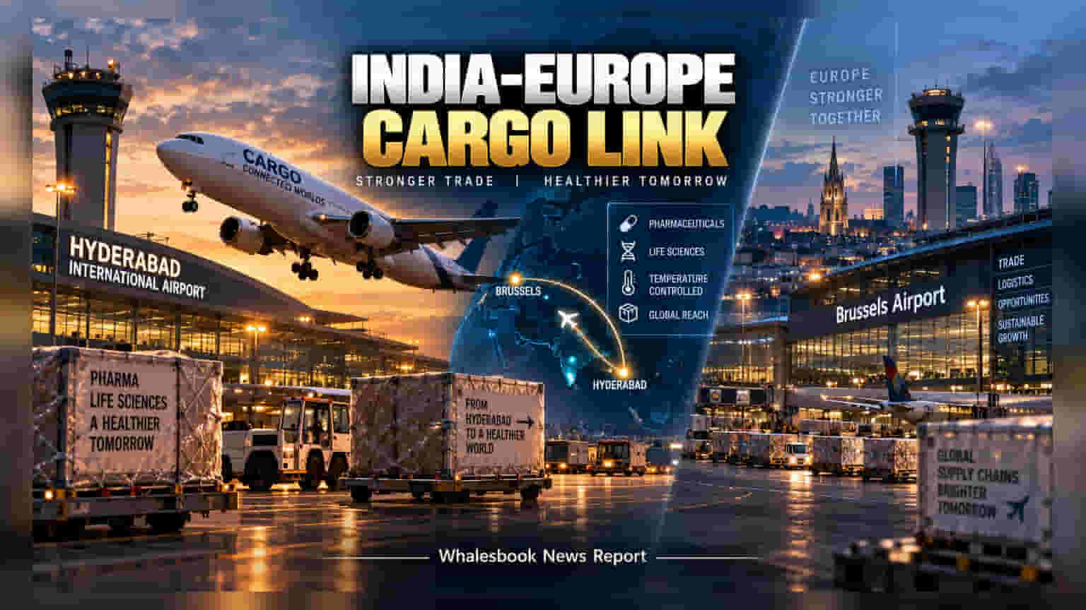 GMR Hyderabad, Brussels Airport Partner to Boost Pharma Cargo