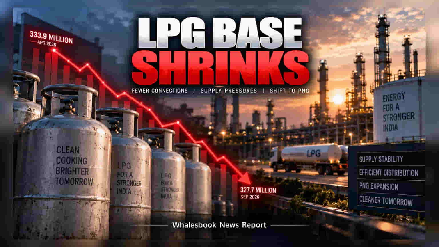 LPG Customer Base: 10 ਸਾਲਾਂ ਵਿੱਚ ਪਹਿਲੀ ਵਾਰ ਆਈ ਗਿਰਾਵਟ, 62 ਲੱਖ ਗਾਹਕ ਘਟੇ