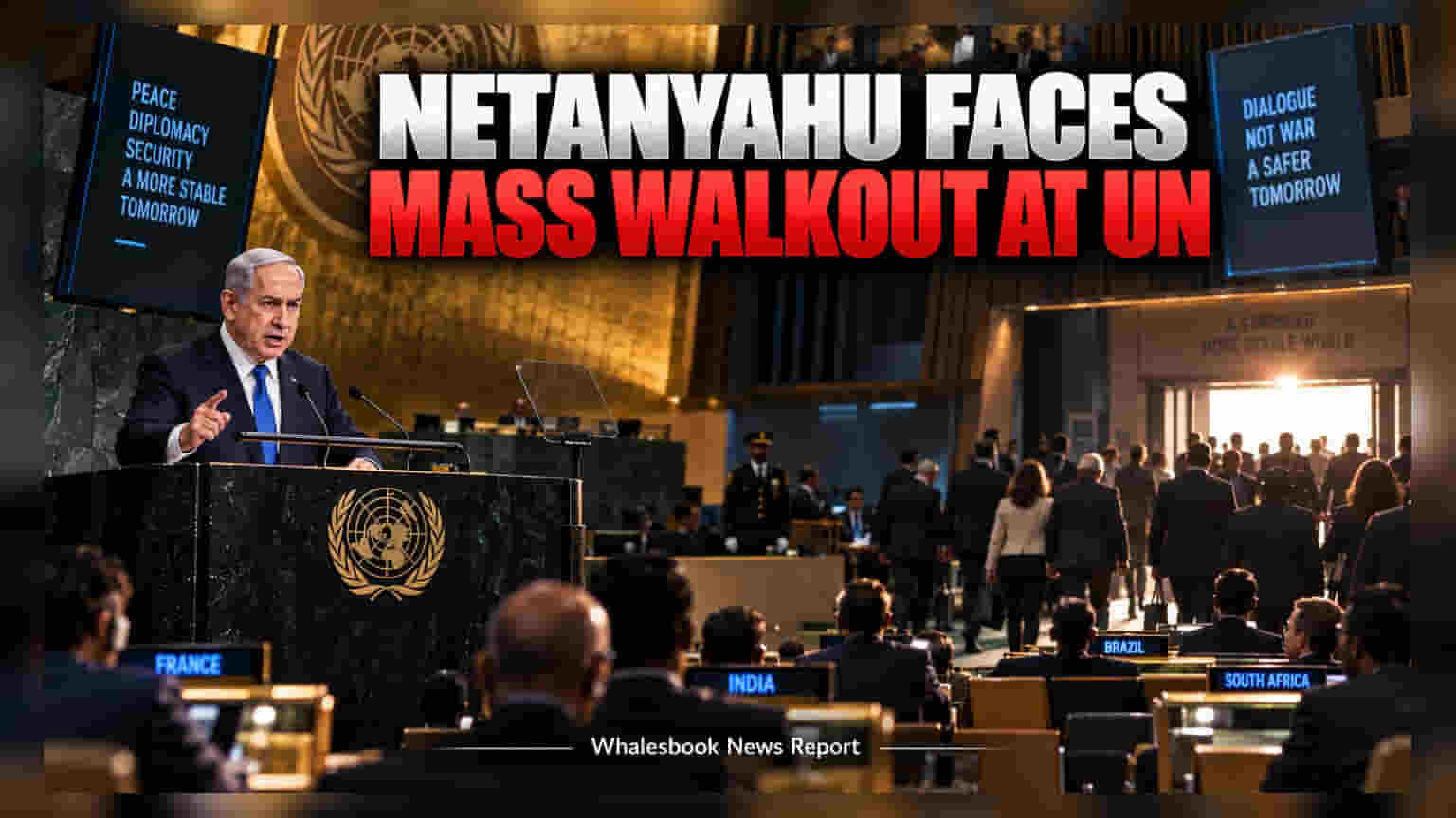Israel's Netanyahu UN Speech: સંયુક્ત રાષ્ટ્રમાં નેતન્યાહુના ભાષણ દરમિયાન વોકઆઉટ, ક્રૂડ ઓઈલના ભાવ પર રહેશે નજર
