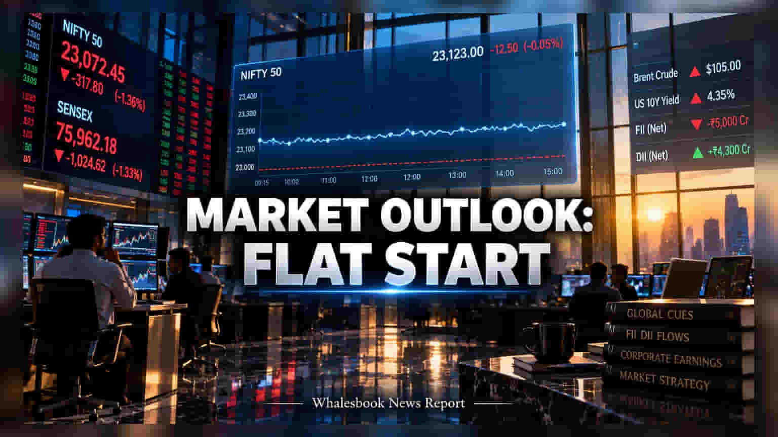 Indian Markets Set for Muted Opening; Nifty Near 23,123
