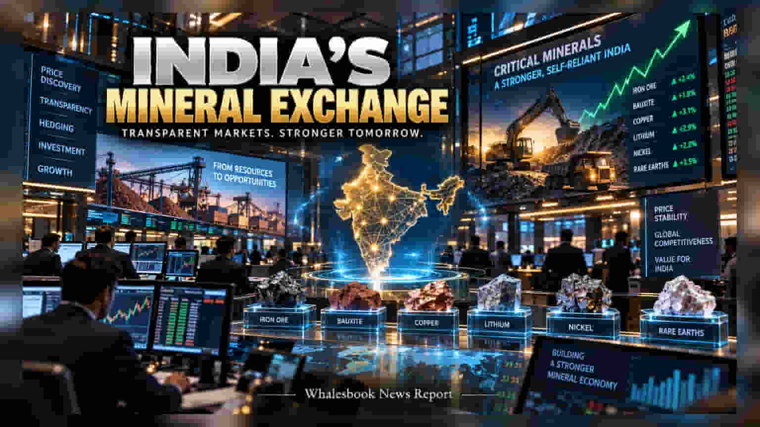 India To Launch First National Mineral Exchange By FY28