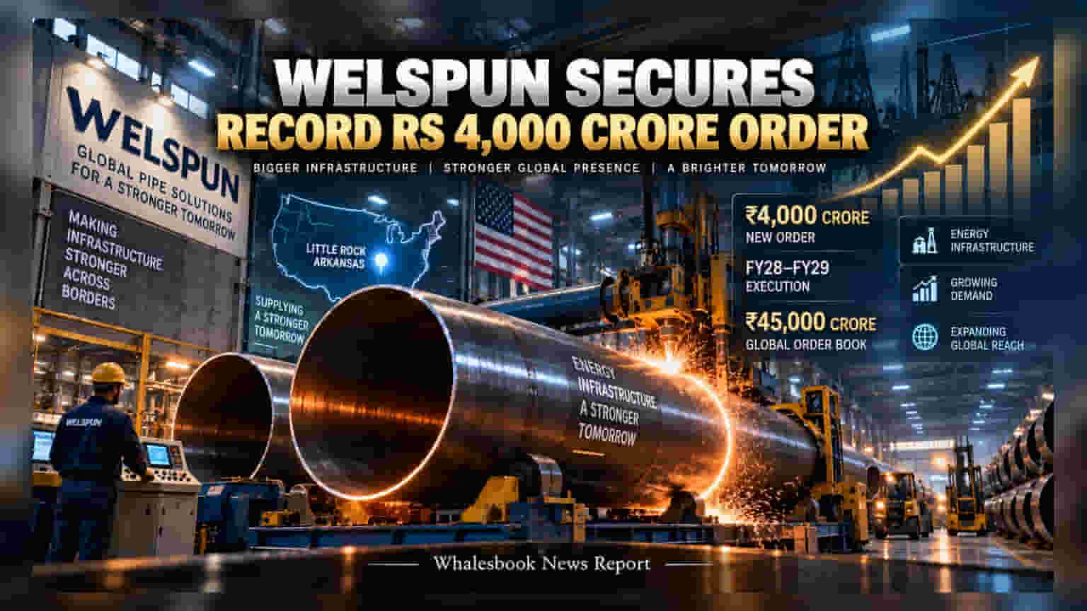 Welspun Corp US Arm Bags Rs 4,000 Crore Pipe Order