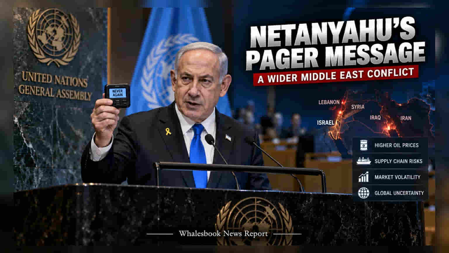 Netanyahu નું UNGA સંબોધન: મધ્ય પૂર્વમાં વધતા તણાવથી ભારતીય બજારો પર સંકટના વાદળો