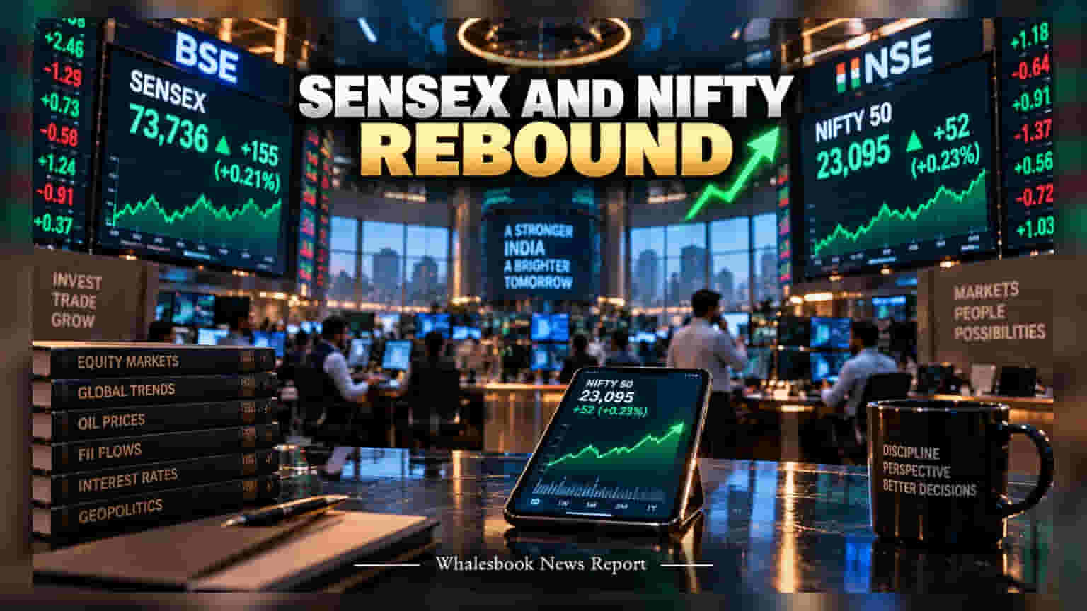 Sensex, Nifty Edge Higher After Sharp Weekly Sell-Off
