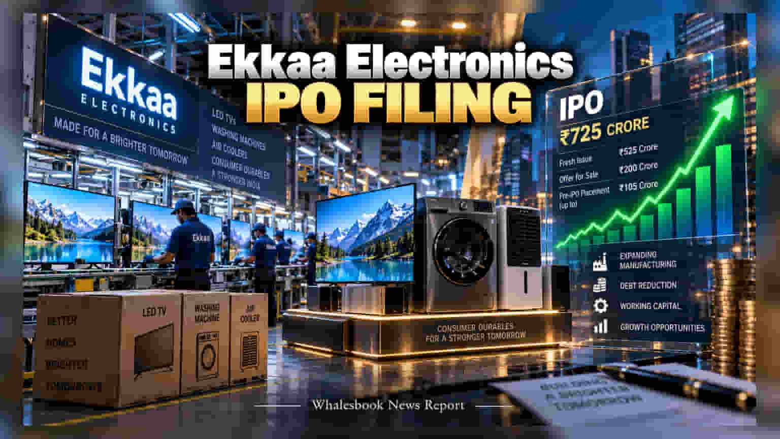 Ekkaa Electronics Files For Rs 725 Crore IPO To Cut Debt