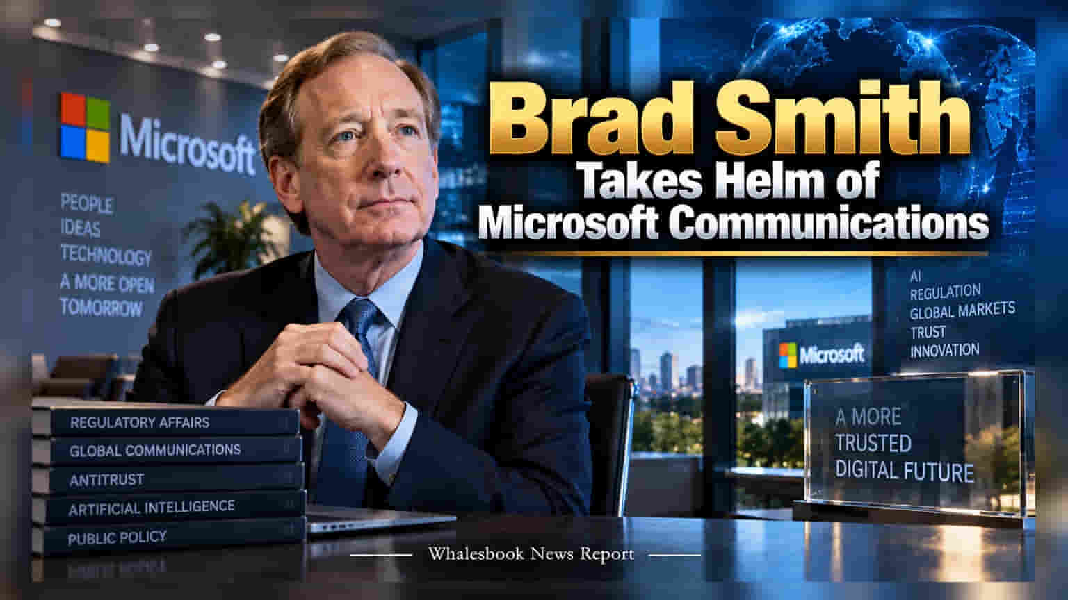 Microsoft Names Brad Smith to Lead Global Communications