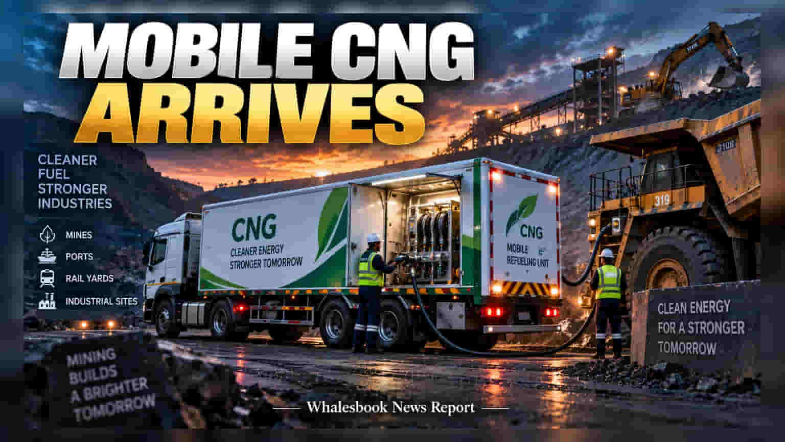 India Allows Mobile CNG Refueling for Mines and Ports