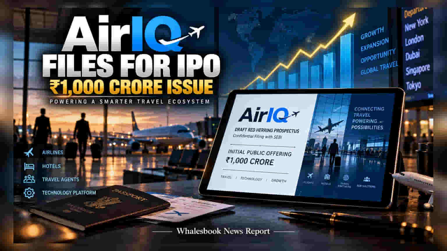 Air IQ IPO: ₹1,000 கோடி நிதி திரட்ட களமிறங்கும் டிராவல் டெக் நிறுவனம்!
