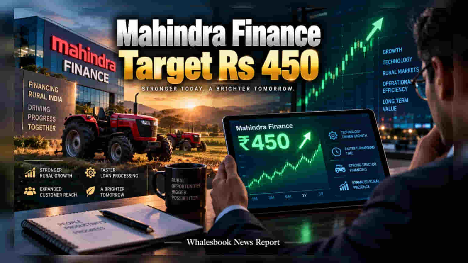 M&M Finance Target Set at Rs 450 by Emkay Global