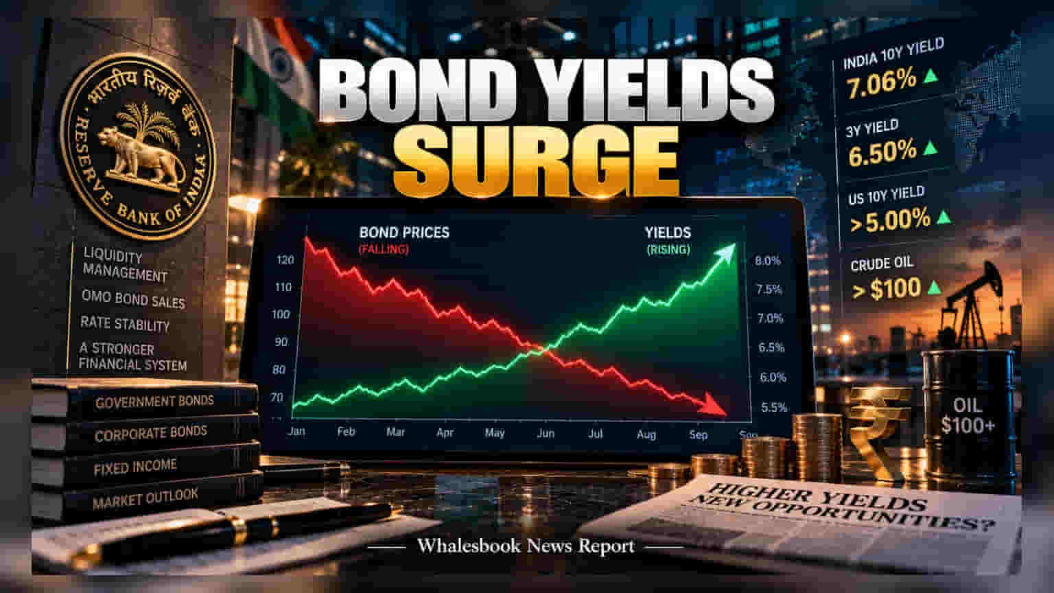 Indian Bond Yields Rise After RBI Moves: What Investors Should Note