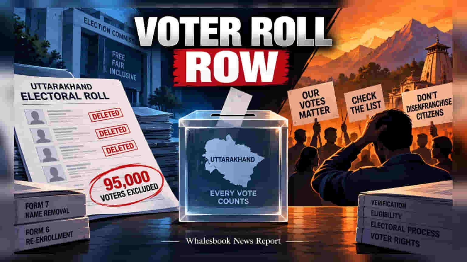 Uttarakhand Voter Roll Row: 95,000 Names Flagged for Deletion